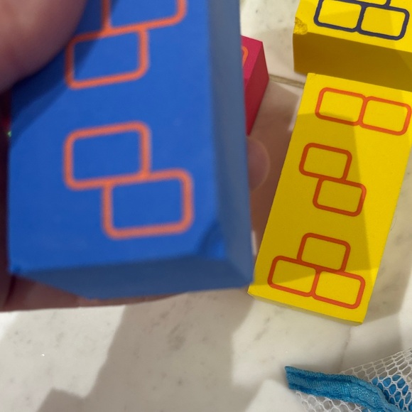 Colorful Building Blocks Playset floating foam guc building in the tub steam - Picture 9 of 16